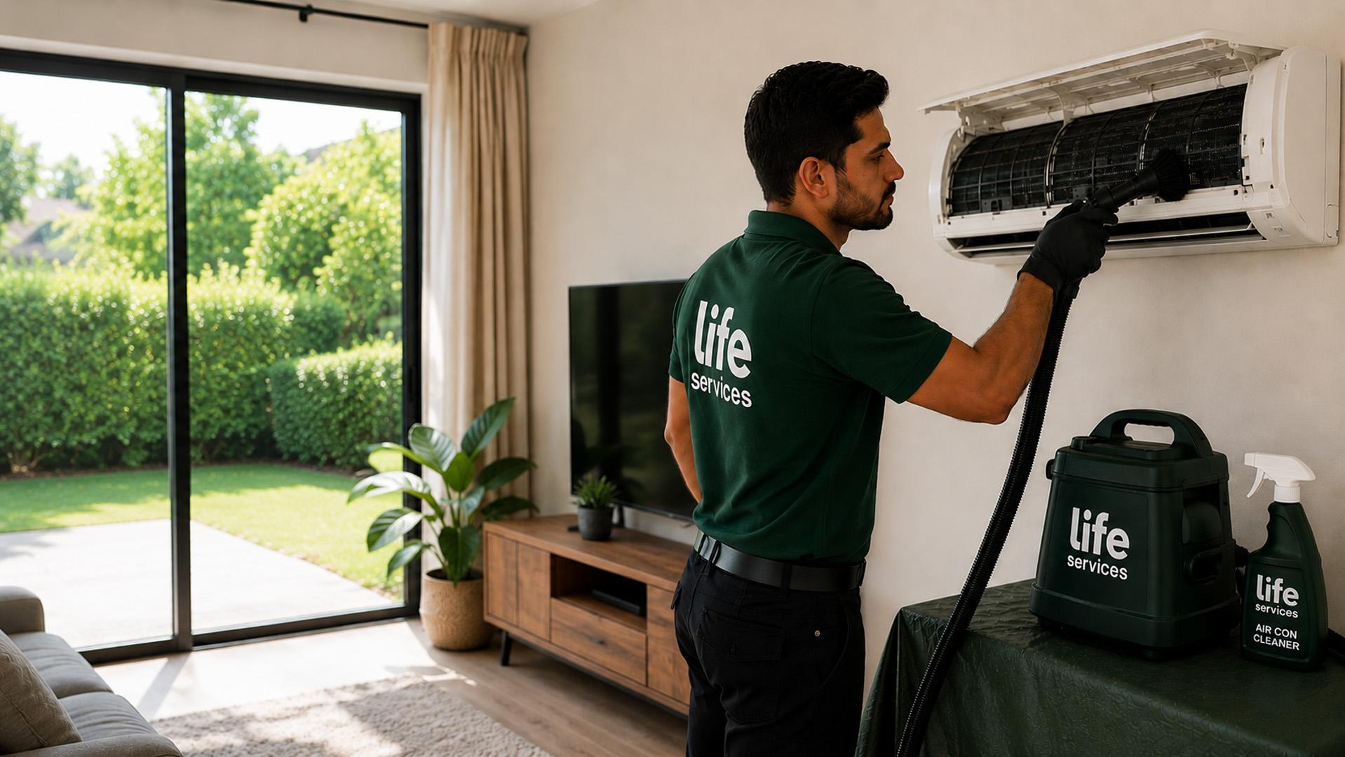 Breathe Cleaner Air with AC Maintenance hero background